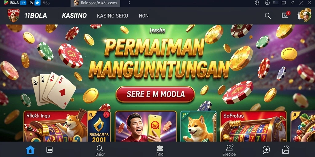 Screenshot gameplay memperlihatkan keseruan permainan Kasino.