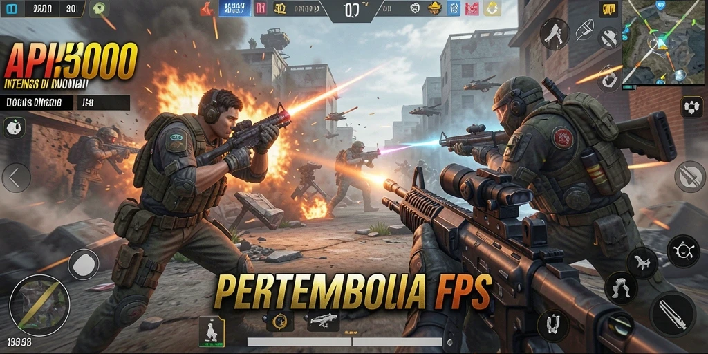 Tangkapan layar gameplay API5000 dengan aksi pertempuran yang mendebarkan.