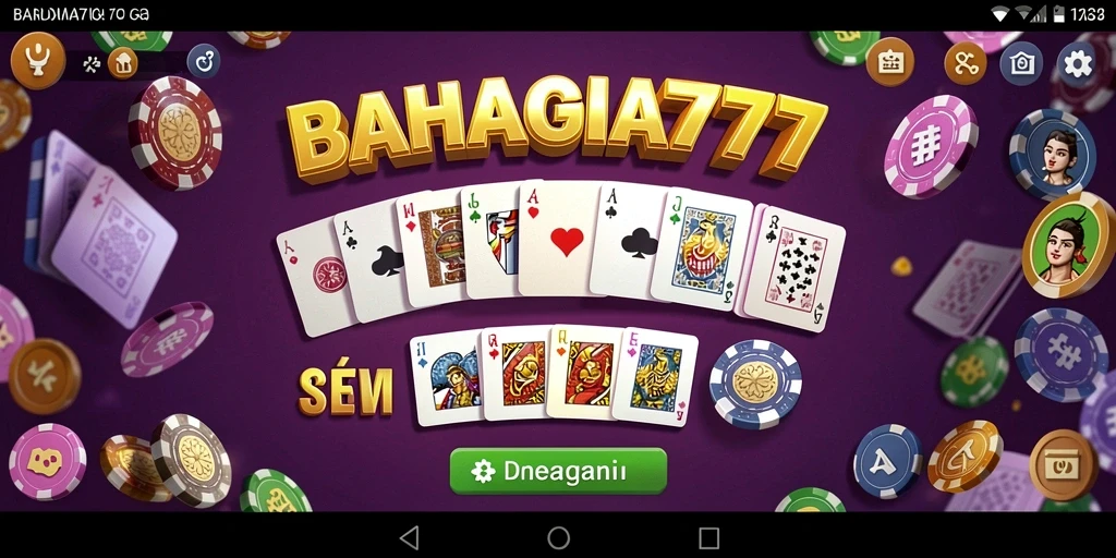 Screenshot gameplay BAHAGIA777 menampilkan keseruan permainan Domino.