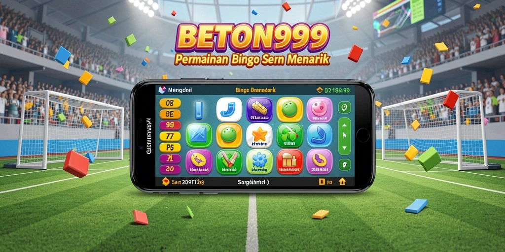 Screenshot utama BETON999 menampilkan gameplay seru Bingo.