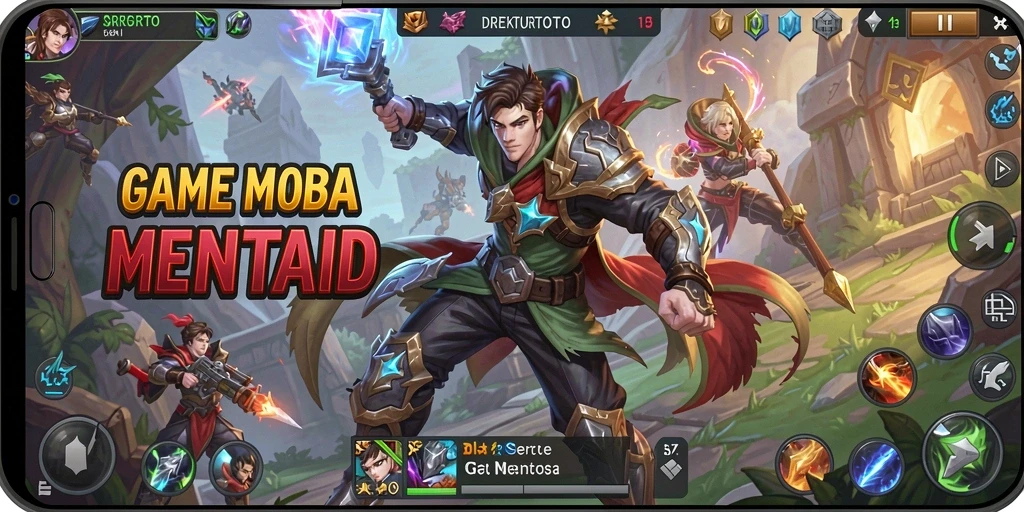 Screenshot menunjukkan intensnya pertempuran dalam DIREKTURTOTO.