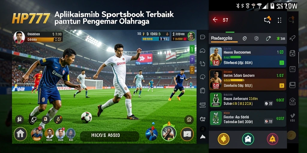 Tangkapan layar permainan <strong>HP777</strong> yang menunjukkan pengalaman taruhan olahraga yang mendebarkan.