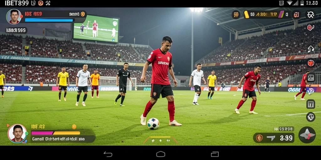 Tampilan menarik dari gameplay Football di IBET899.