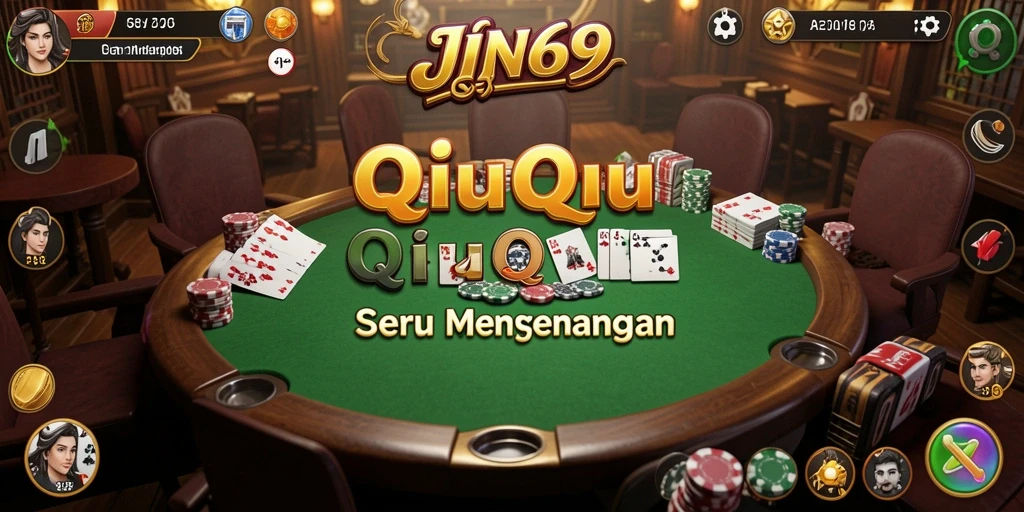 Tampilan gameplay QiuQiu yang menarik di JIN69.