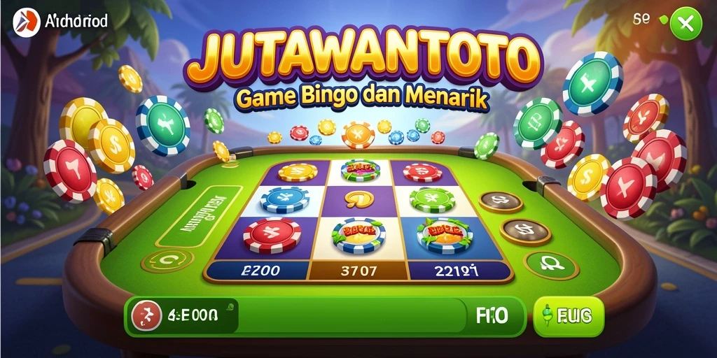 Tampilan gameplay JUTAWANTOTO yang menarik dalam permainan Bingo.