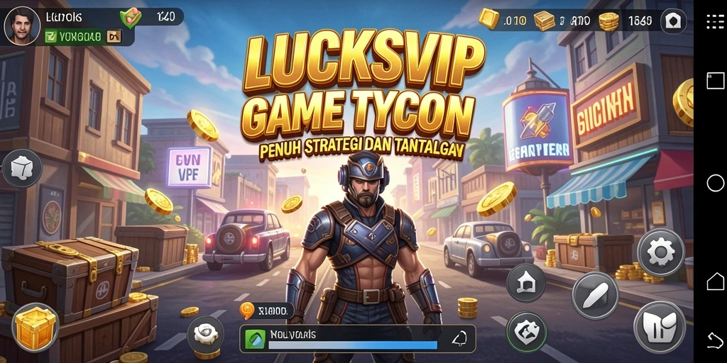 Tampilan gameplay menarik dan strategic dalam LUCKSVIP.