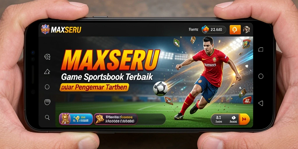 Tampilan gameplay menarik di aplikasi MAXSERU untuk taruhan olahraga.