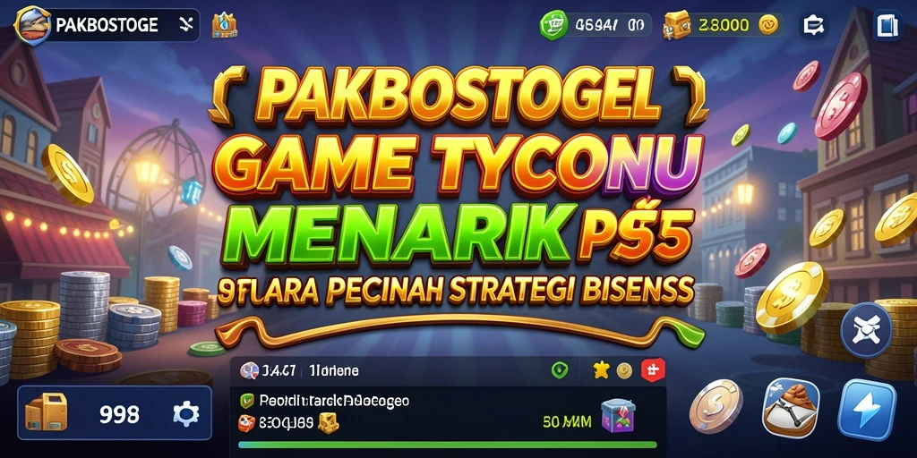 Tangkapan layar permainan PAKBOSTOGEL yang menampilkan strategi bisnis.