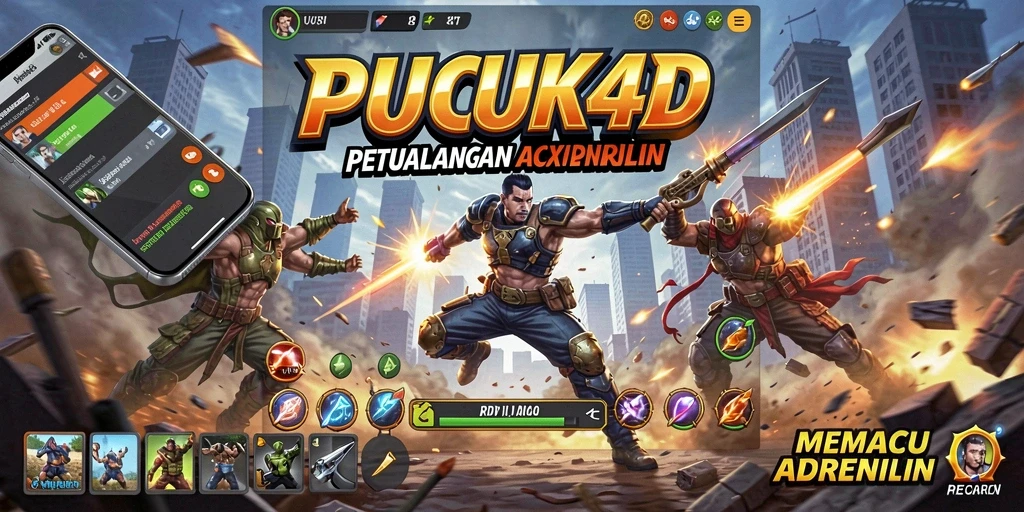 Tampilan aksi seru dalam PUCUK4D yang memukau.