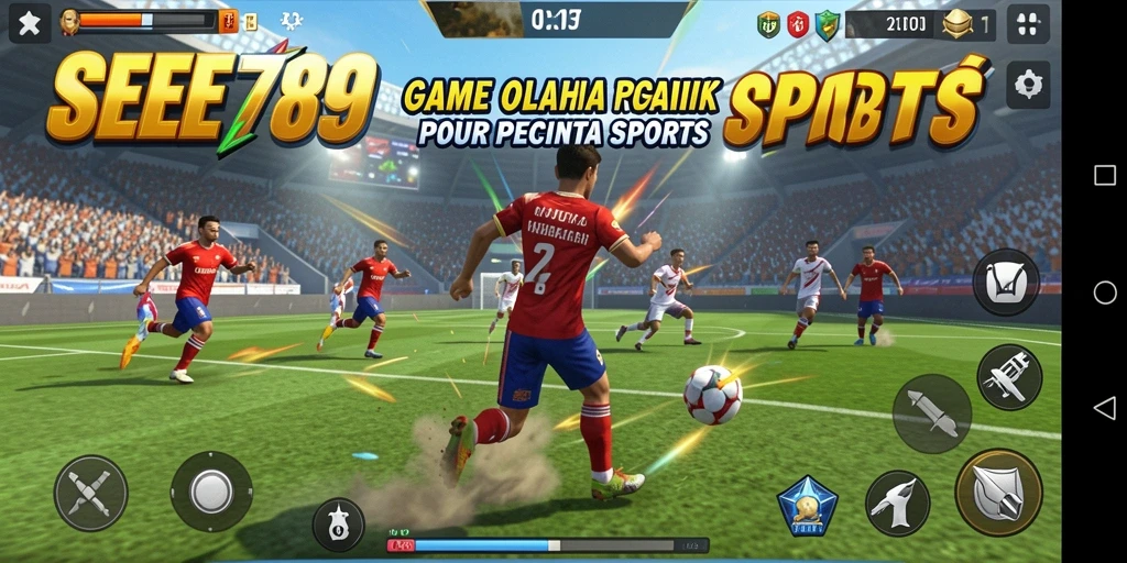 Tangkapan layar <strong>SEE789</strong> menunjukkan aksi mendebarkan dari pertandingan olahraga.