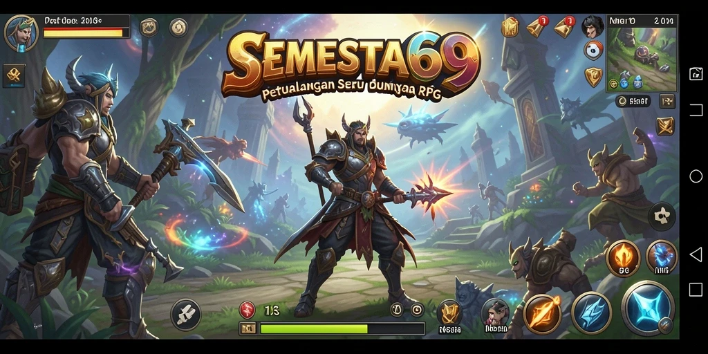 Tampilan gameplay SERU di SEMESTA69 dengan aksi RPG yang mendebarkan.