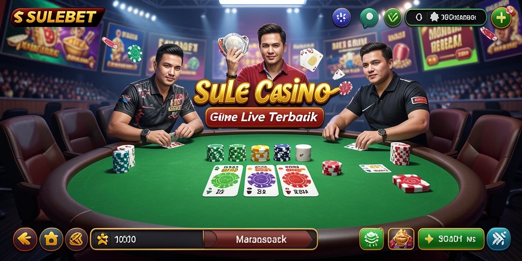 Tampilan gameplay SULEBET yang seru dan interaktif di Live Casino.