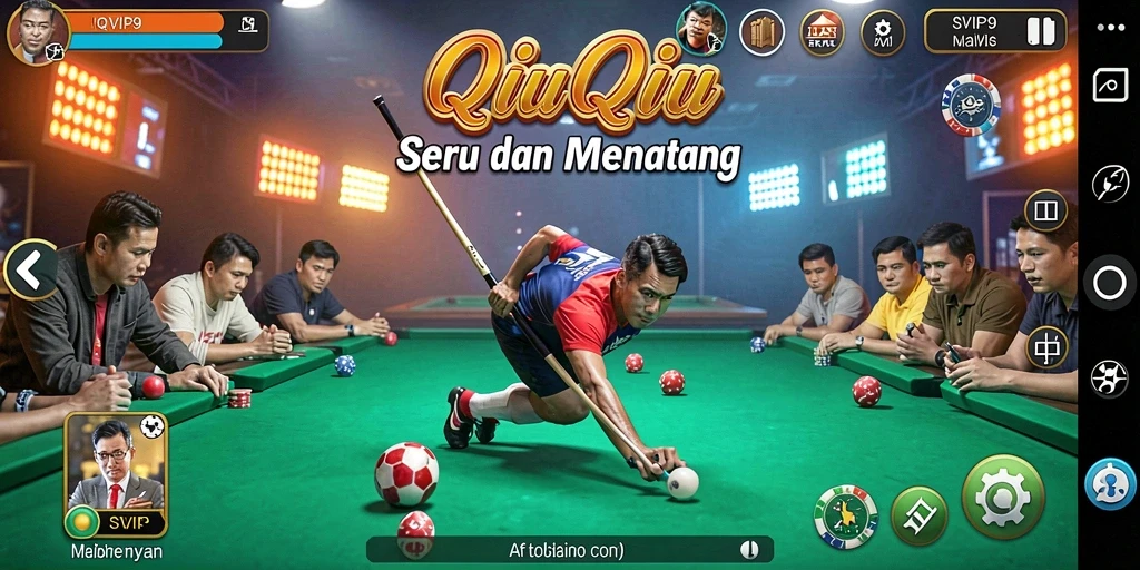 Screenshot gameplay QiuQiu di SVIP9 yang seru dan kompetitif.