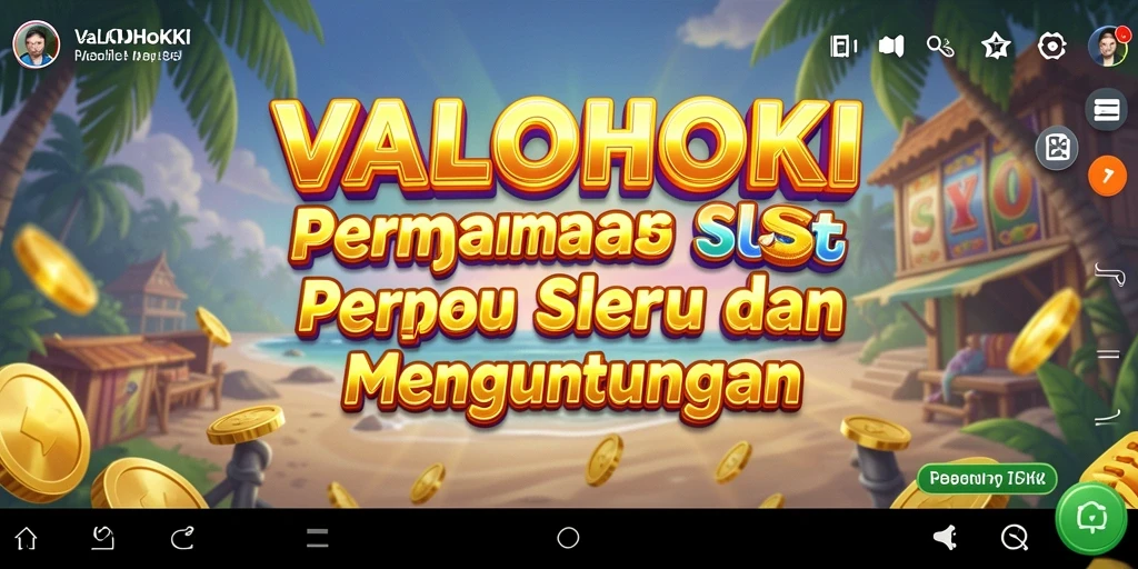 Tampilan gameplay menarik dari permainan slot VALOHOKI.
