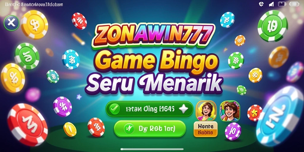 Gameplay Bingo yang seru dan interaktif di ZONAWIN777.