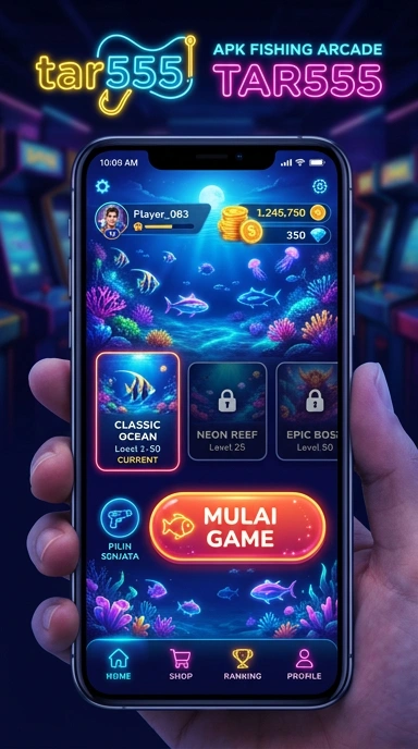 Screenshot aplikasi tar555 yang menunjukkan pilihan aplikasi yang lengkap.